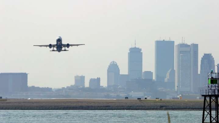 Is the 2025 government shutdown affecting operations at Logan Airport?