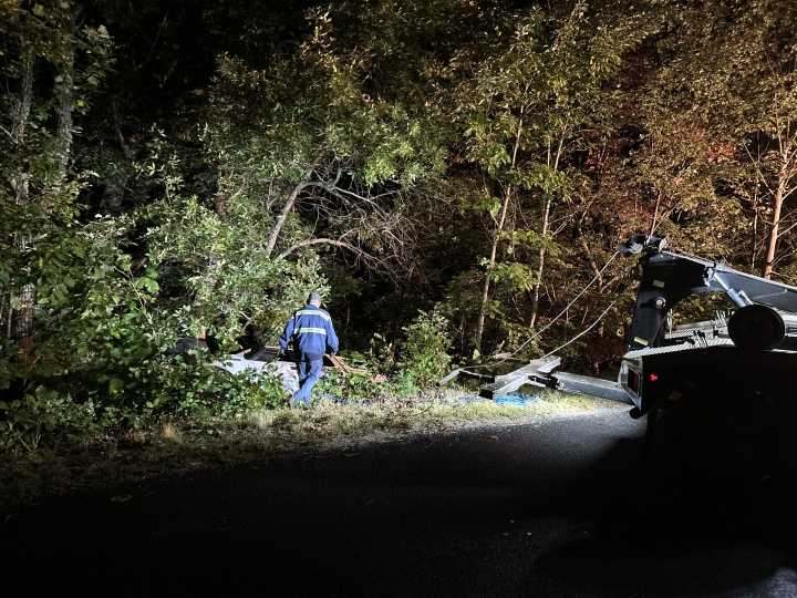 Dos choques consecutivos movilizan a múltiples agencias en Morganton