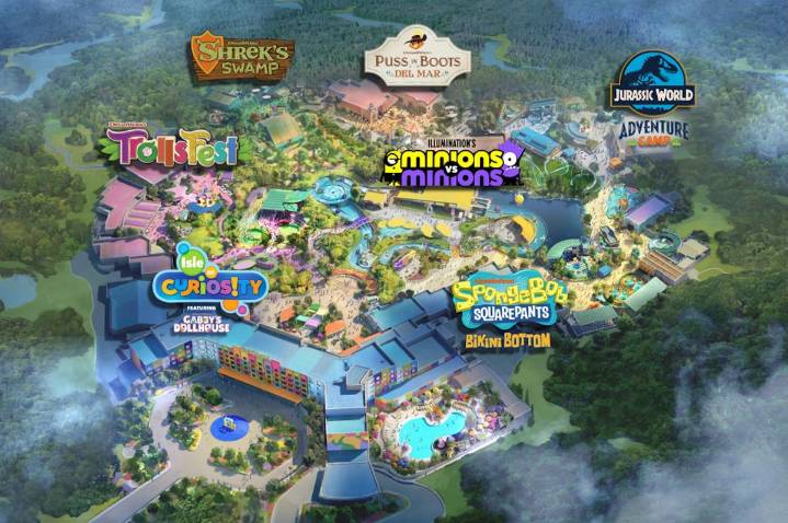 New Universal Theme Park Includes Some Surprising Lands