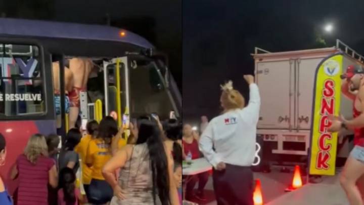 Operadora de la Regio Ruta baila con animadores de snack; divide opiniones en redes