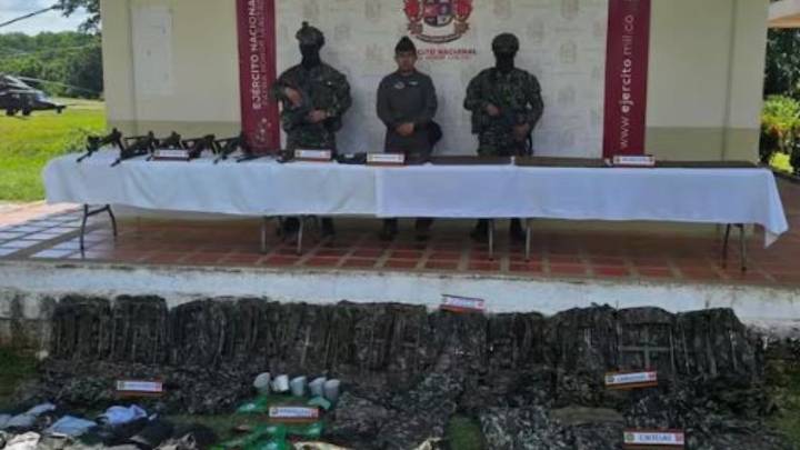 Combates en Valdivia: Ejército abate a un miembro del Clan del Golfo e incauta arsenal de guerra