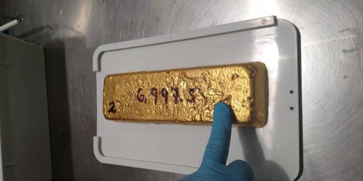 Detectan en el Callao barra de oro valorizada en más de 3 millones de soles que iba a ser enviada a Italia y tendría origen ilegal