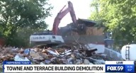 Final wrecking ball swings at Towne and Terrace complex