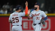 Tigers beat Mariners in 11 to take Game 1