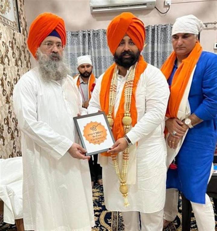 Bains & Bali extend invite to Jathedar Giani Kulwant Singh for Guru Tegh Bahadur Ji's 350th Martyrdom day