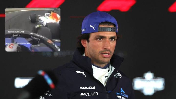 La reacción de Carlos Sainz a una pregunta sobre Mercedes: "Yo tengo plena confianza en Williams"