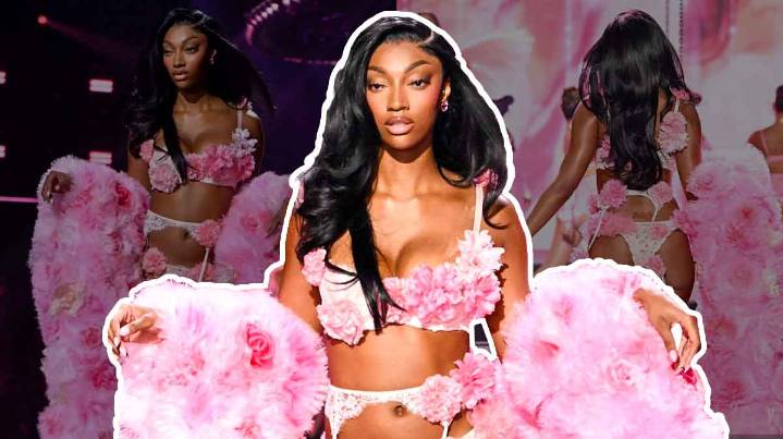 Angel Reese fulfills her ‘manifestation’ of walking in Victoria’s Secret Fashion Show