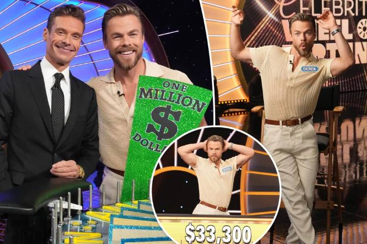 Derek Hough slams Ryan Seacrest over 'Celebrity Wheel of Fortune' set behavior claims