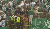 Futbolista colombiano involucrado en batalla campal en el fútbol boliviano: la policía tuvo que intervenir