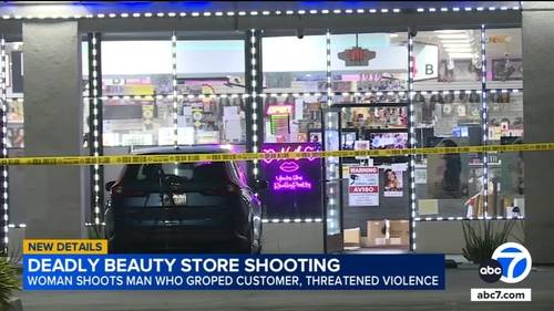 Compton beauty store shooting: Man fatally shot by customer after groping woman, threatening to kill people