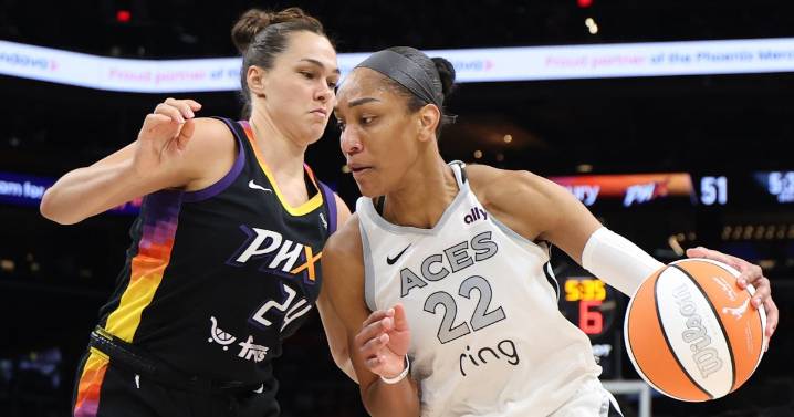 Wilson hits turnaround jumper to lift Aces 90