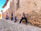 Mirambel en Teruel recreó el rodaje de ‘Tierra y libertad’ tres décadas después