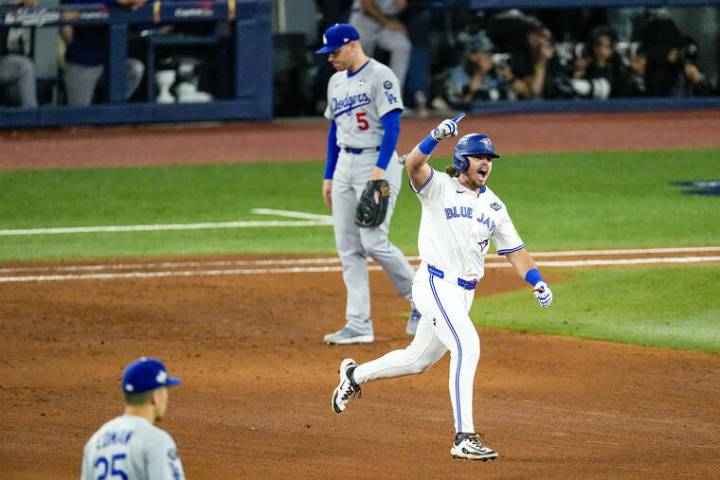 Addison Barger, Blue Jays slam Dodgers in World Series opener