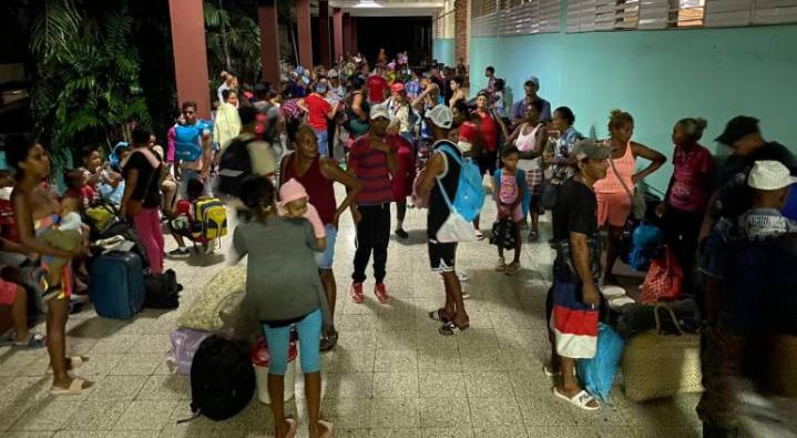 Evacuaron a 650 mil cubanos por la llegada del huracán Melissa