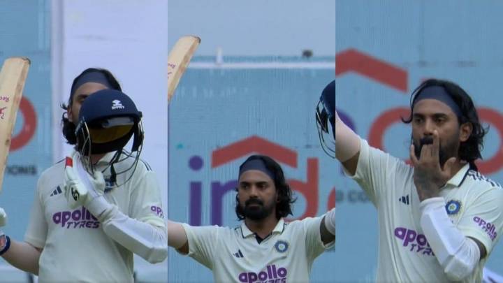 KL Rahul Pulls Off Unique Whistle Celebration After Scoring 11th Test Hundred