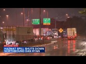 Hazmat spill shuts down NB Dan Ryan