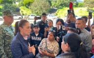 Sheinbaum recorre Huauchinango y La Ceiba, Puebla, tras afectaciones por lluvias
