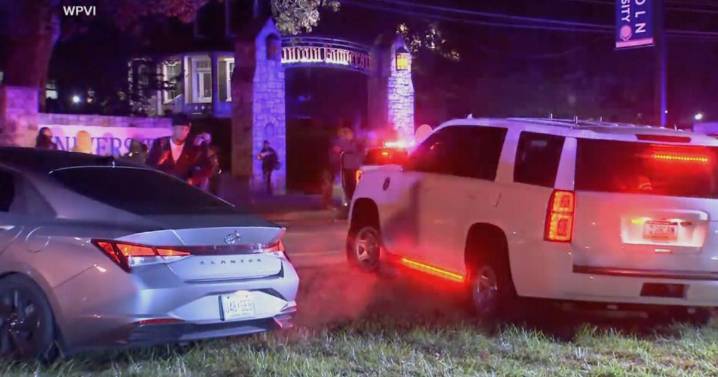 Shooting at a historically Black university's homecoming fest in Pennsylvania kills 1 and wounds 6