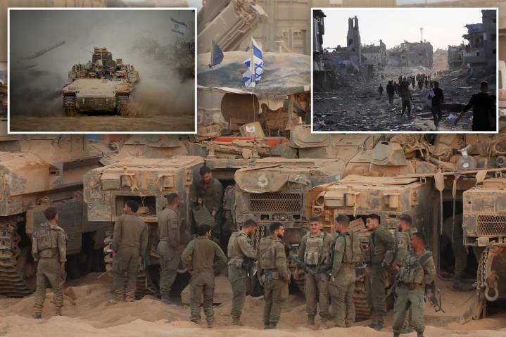 Israeli forces start pulling back from parts of Gaza under ceasefire deal