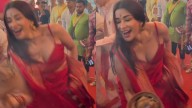 Nyra Banerjee Trolled For Saree And Blouse Choice During Dhunuchi Dance At Durga Puja Pandal