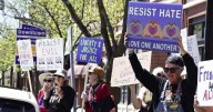 Non-violent protest against alleged Trump authoritarian actions will resume here on Oct. 18