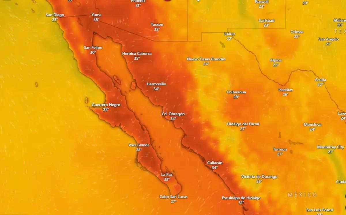 Clima en La Paz y Los Cabos jueves 30 de octubre de 2025