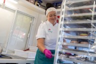 Woman relaunches doughnut shop 2 years after husband killed in wrong