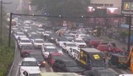 Heavy Rain Disrupts Traffic In Bhubaneswar