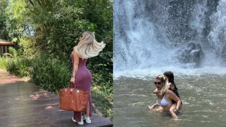 Wanda Nara realizó una visita privada a las Cataratas del Iguazú y hay una investigación en curso