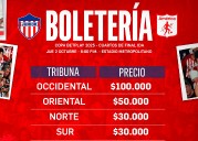 Junior vs. América, boletería a la venta en la Ida de Cuartos de Copa Betplay