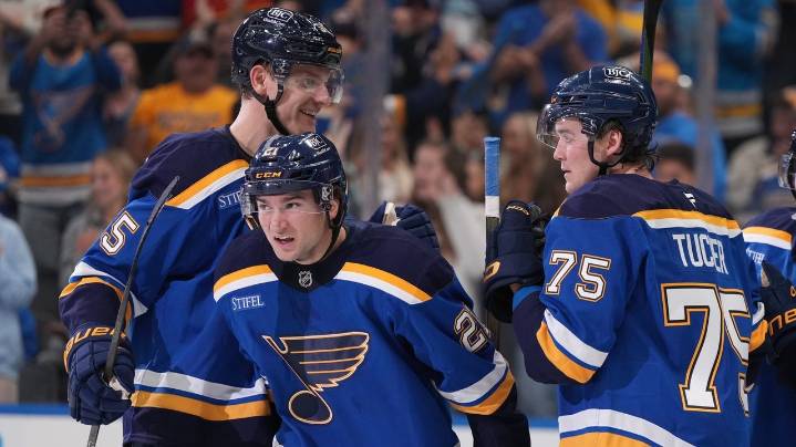 Kyrou, Snuggerud score to back Binnington in the Blues' 3