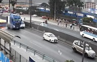 Los Olivos: policía muere tras ser atropellado por tráiler