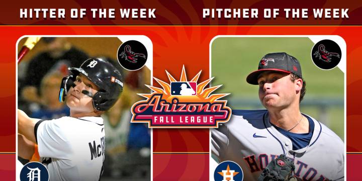Arizona Fall League 2025 Week 3 award winners