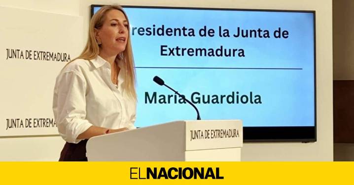 La popular María Guardiola convoca elecciones anticipadas en Extremadura ante la pinza Vox