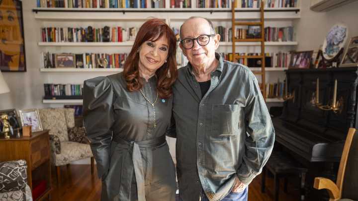 Cristina Kirchner se reunió con Silvio Rodríguez y le lanzó una indirecta a Milei