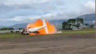 Una avioneta pierde el control al despegar en el oeste de Venezuela y se estrella contra la pista: sus dos ocupantes han muerto