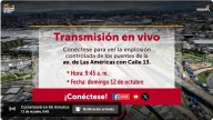 En vivo, implosión de los puentes de la avenida de Las Américas con calle 13