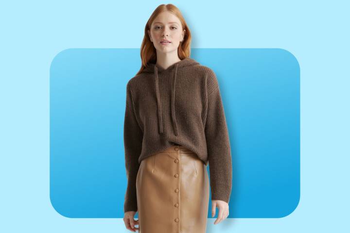 This Quince Cashmere Hoodie Is a Fall Fashion Staple