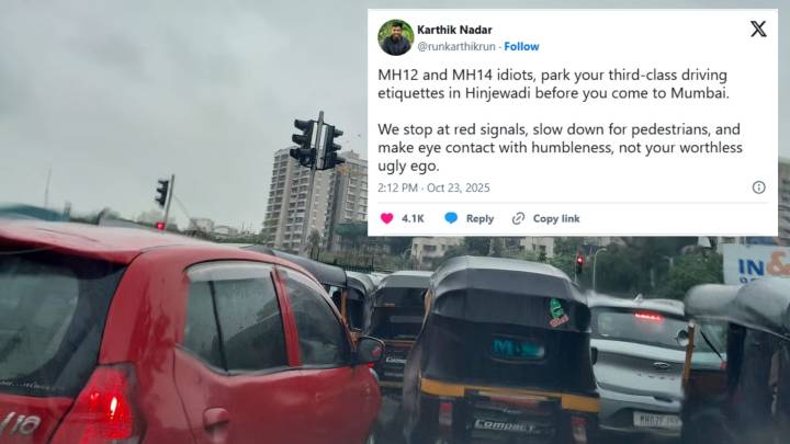 ‘MH12 & MH14 Idiots, Park Your Third-Class Driving Etiquette in Hinjawadi’: Mumbai Man’s Post Slams Pune Drivers, Goes Viral