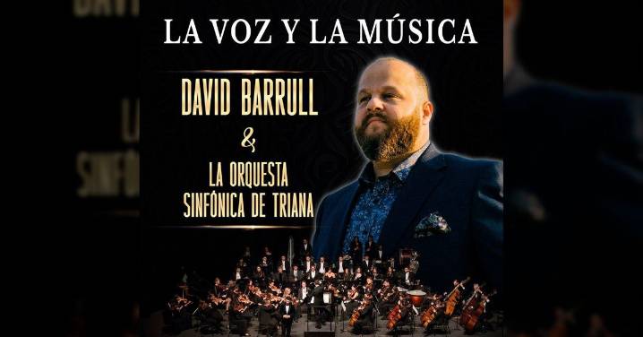 'La voz y la música', una noche benéfica con David Barrull y la Orquesta Sinfónica de Triana en el Teatro Cervantes