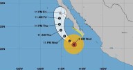 Hurricane Priscilla weakening but still powerful off Mexico's Pacific coast. Maps show forecast path.