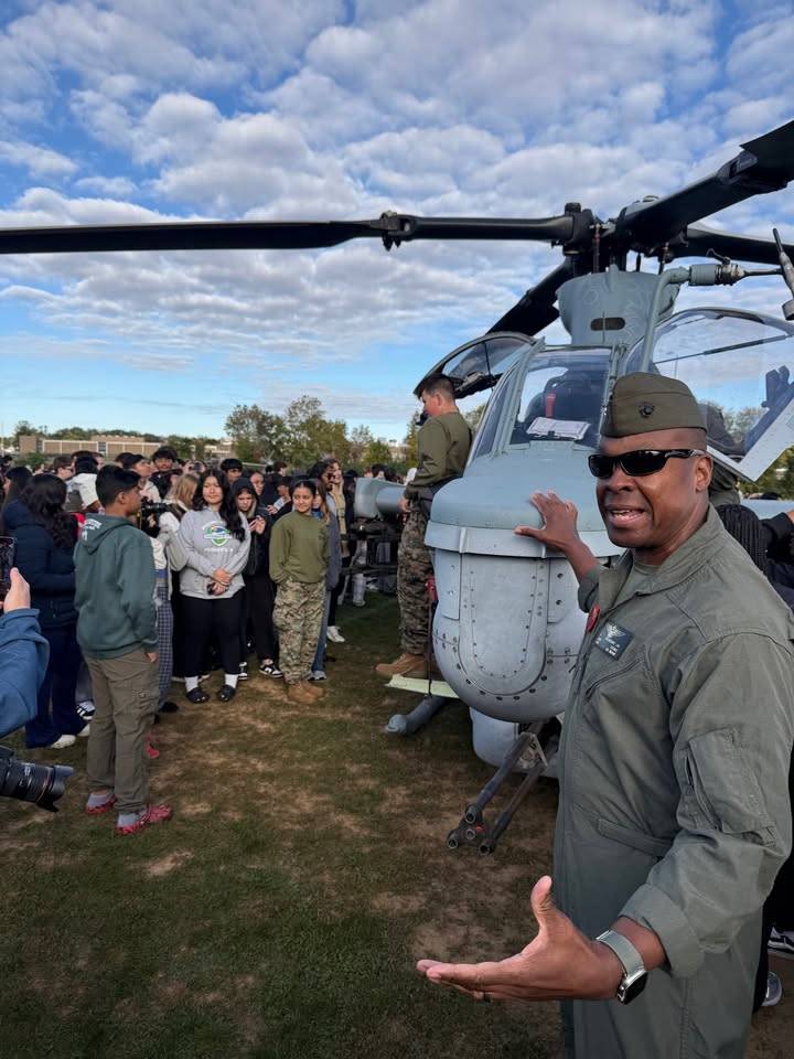 Students treated to military showcase at Bensalem High School