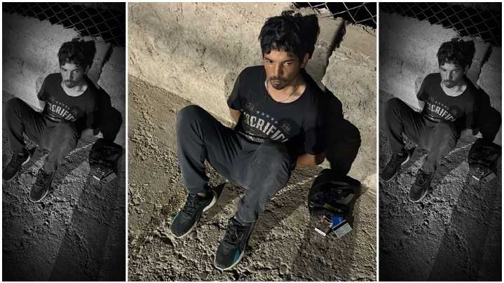 La Policía atrapó a un delincuente que intentaba robar una rueda de auxilio