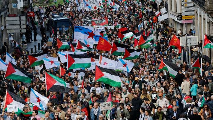 La sociedad española vuelve a salir a las calles para pedir el fin de la guerra en Gaza