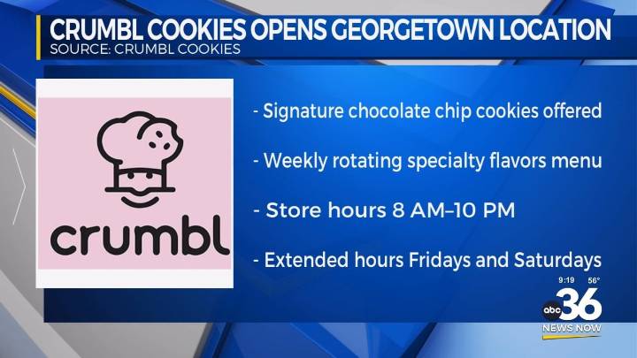 Crumbl Cookies opens Georgetown location