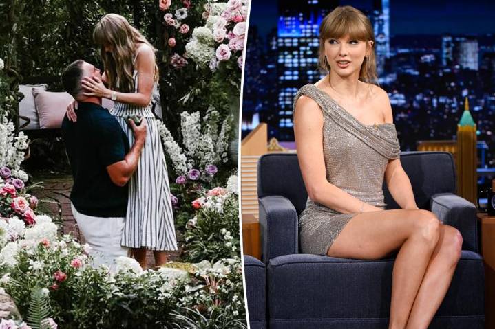 Taylor Swift explains how 'nervous' Travis Kelce gave away proposal before getting down on one knee