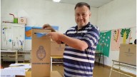 Fabricio Mesquida votó en Piedras Blancas
