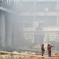 Bangladesh probes cause of massive airport fire