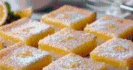 Receta de lemonies sin gluten: cómo preparar cuadraditos de limón sin TACC
