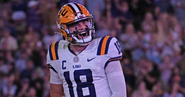 LSU QB Garrett Nussmeier sprained his ankle. Here's Brian Kelly update on it.